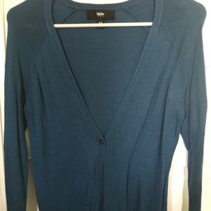 Blue cardigan